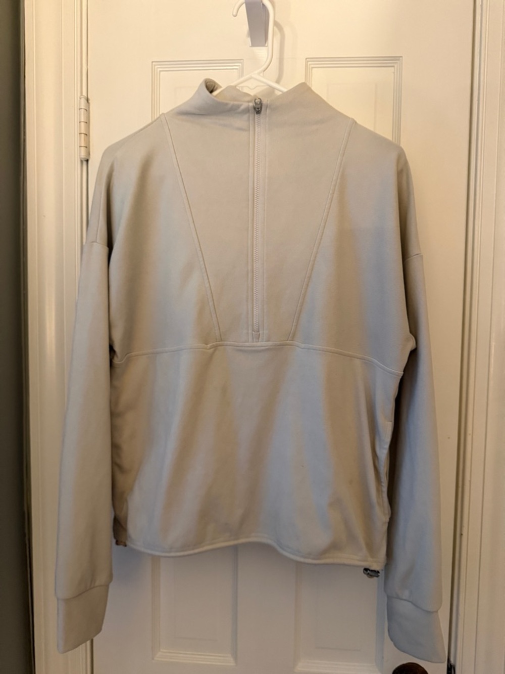 Varley Timberly Light Gray Half-Zip Sweater Pullover | Small